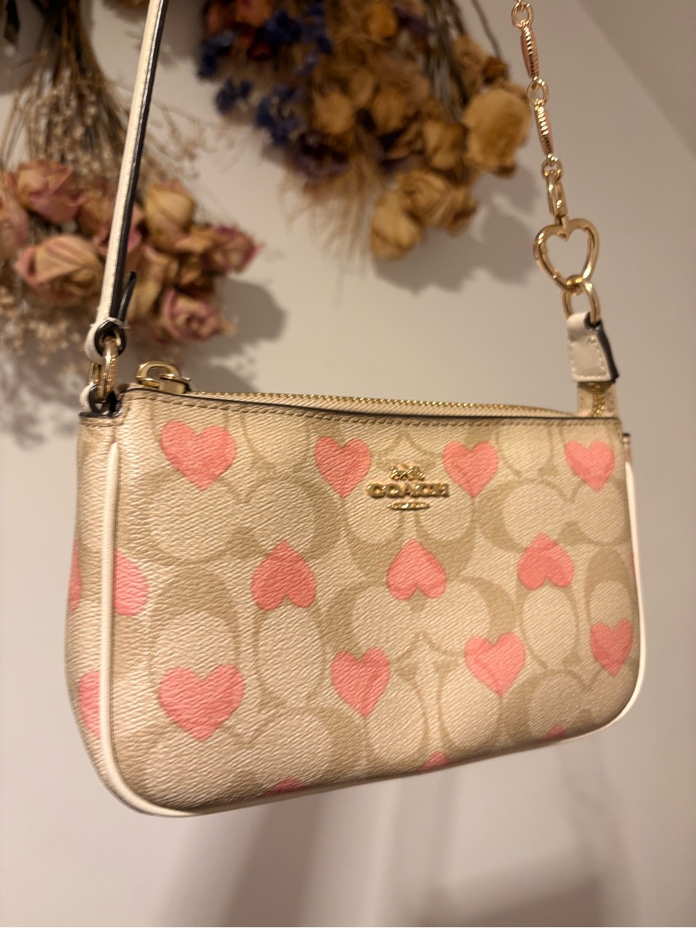 Coach Nolita 19 Heart Print